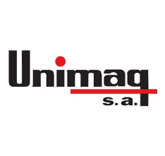 Logo Unimaq cliente del Catálogo de Logística - Axioma B2B Marketing